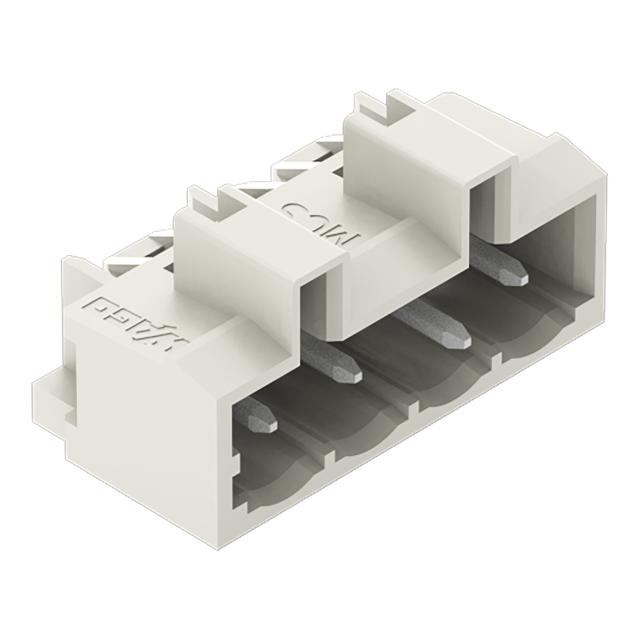 MCS-MIDI Classic wtyk 4-bieg. j-szary raster 5 mm /200szt./ WAGO