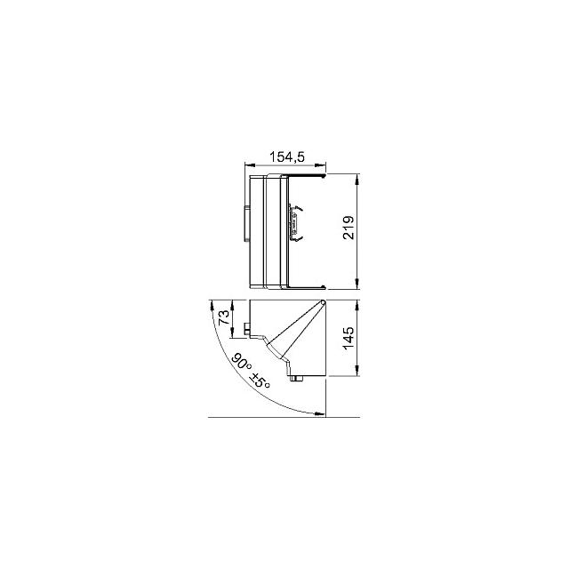 GK-IH70210LGR, Naroże wewnętrzne ruchome