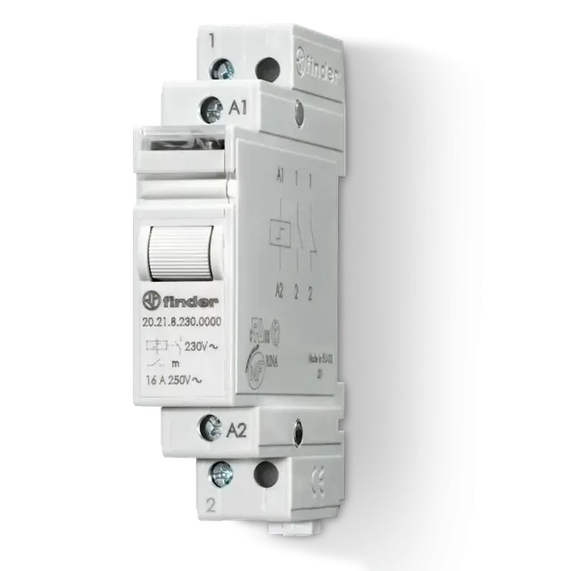 Modułowy przekaźnik impulsowy 1 Z; 16A; 110V AC, 20.21.8.110.4000