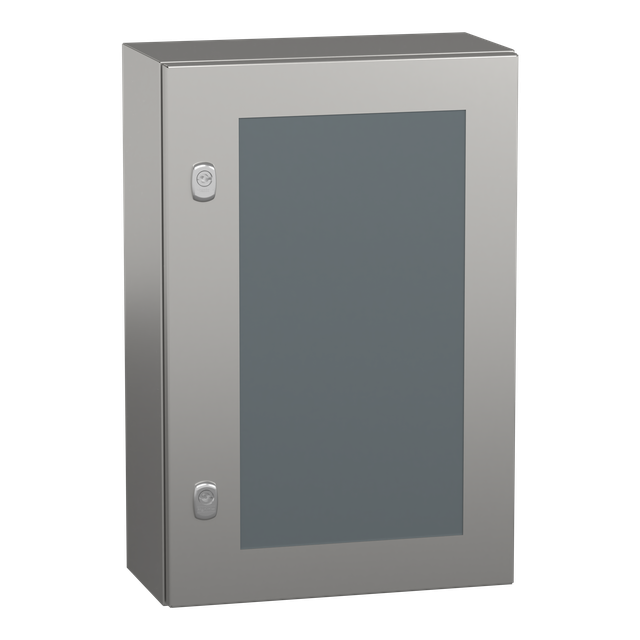 Spacial Obudowa wisząca ze stali nierdzewnej S3X IP66 304L drzwi transparentne 600x 400x200mm