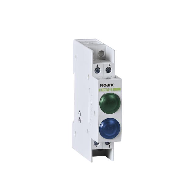 Ex9PD2gb 12V AC/DC Lampka sygnalizacyjna 12V AC/DC 1 zielony 1 niebieska LED 102470 NOARK