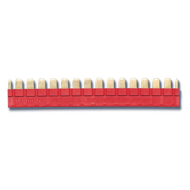 Mostek grzebieniowy 16-polowy - czerwony /opk=10szt./ 093.16.1 093161 FINDER