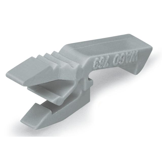 zaczep montażowy do wtyków 1-torowych szary