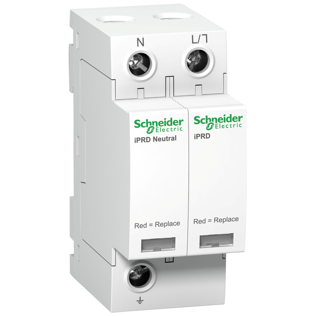 Ogranicznik przepięć Acti9 iPRD40r-T2-1N 1P+N T2 40 kA ze stykiem A9L40501 SCHNEIDER