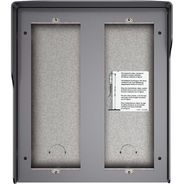 Obudowa natynkowa z daszkiem do paneli Sfera - 6 modułów - Stalowoszara, Bticino