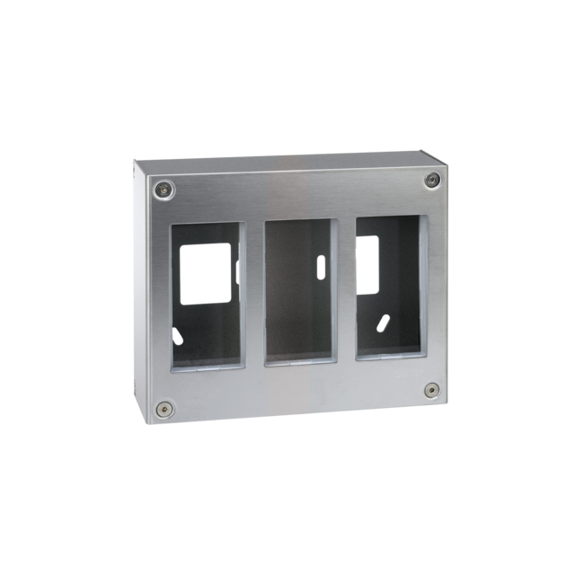 Simon Connect Obudowa natynkowa S500 METAL 3-modułowa 6x K45 kompletna 51000013-036 KONTAKT