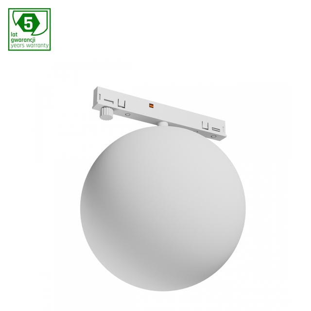 SYSTEM SHIFT NANO - GLOBE OPRAWA KULA 100x120MM 7W BIAŁY 5 LAT GW.