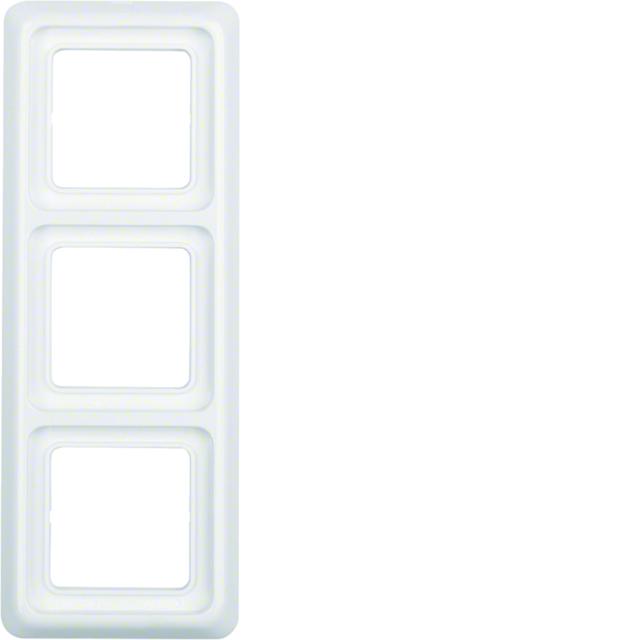 IP44 Ramka 3-krotna z uszczelką biały Berker 53133009 WWD1300PW HAGER