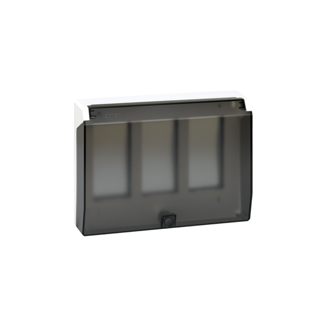 Simon Connect Ramka obudowy S500 z pokrywą 3-modułowa 6x K45 czysta biel