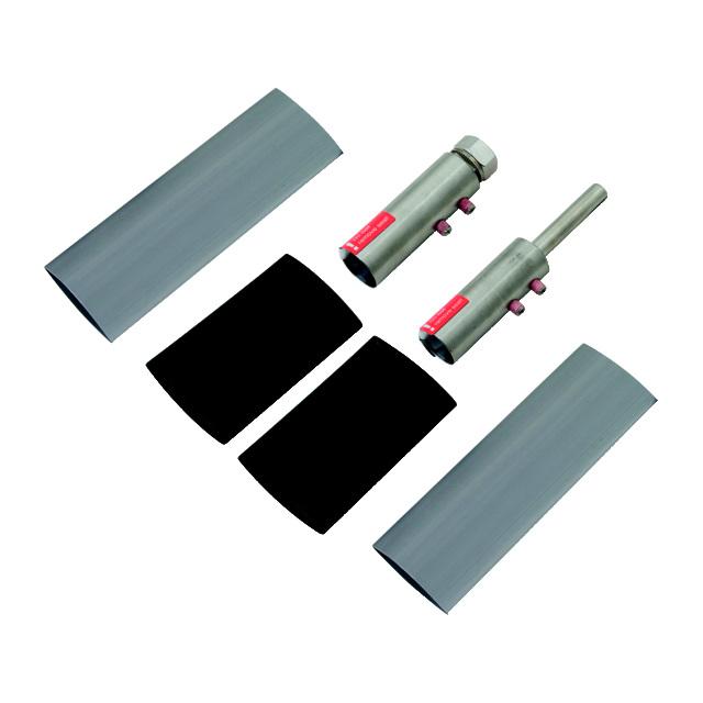 Zestaw montażowy do HVI long 23 mm, szary, 2 głowice, 4 opaski termokurczliwe (2 czarne i 2 szare)