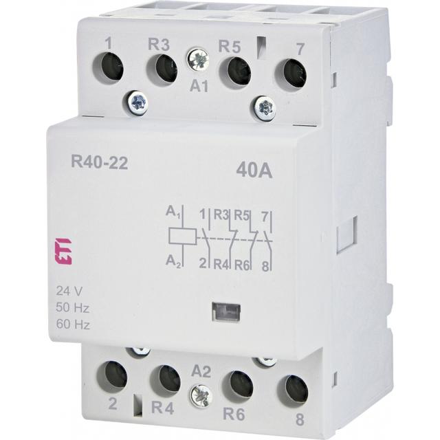 Stycznik modułowy 40A 2Z 2R 3M 4P R 40-22 24V 002463431 ETI
