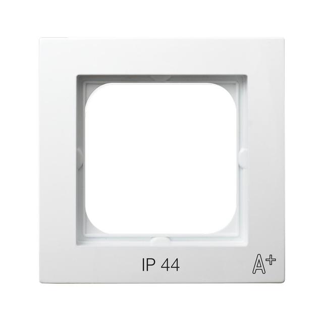 AS ANTYBAKTERYJNY Ramka pojedyncza do łączników IP-44 produkt zawiera szkło fosforanowo-srebrowe - k