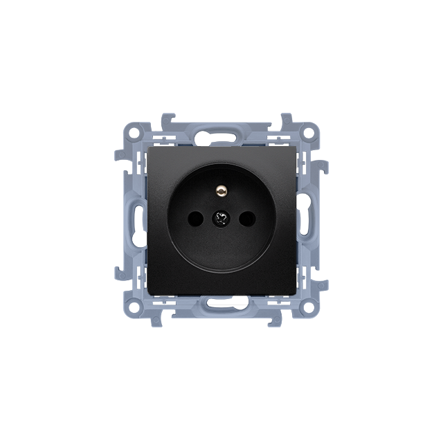 Simon 10 WC-GZ1CZXXX-01-49X Gniazdo z/u pojedyncze z przesłonami to