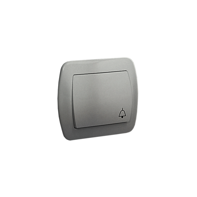 Simon Akord Przycisk dzwonek 10A z. śrub. aluminiowy