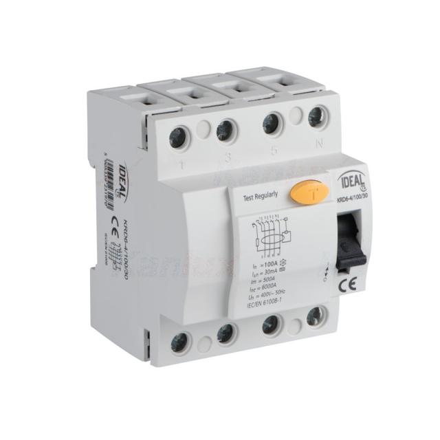 Wyłącznik różnicowo-prądowy KRD6-4/100/30