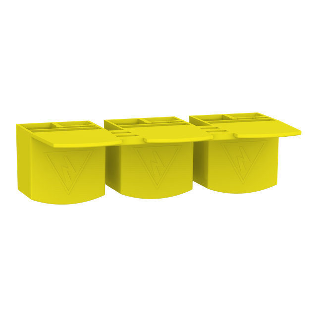 Osłony pinów do szyn D9X, zestaw 12 sztuk