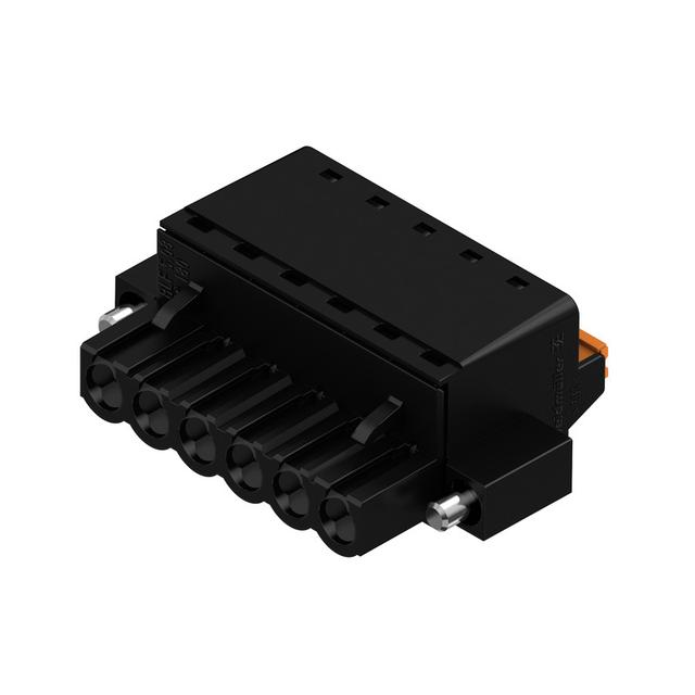 BLF 5.08HC/06/180F SN BK BX Wtyk PCB (złącze wiązki), 5.08 mm, Liczba biegunów: 6, PUSH IN, Złącze sprężynowe /42szt./ 1012680000 WEIDMÜLLER