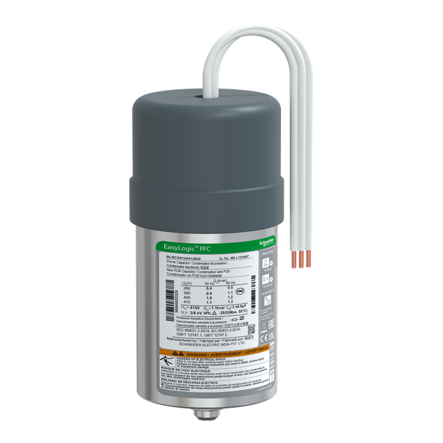 EasyCan kondensator - 1/1,2 kvar - 400 V - 50/60Hz