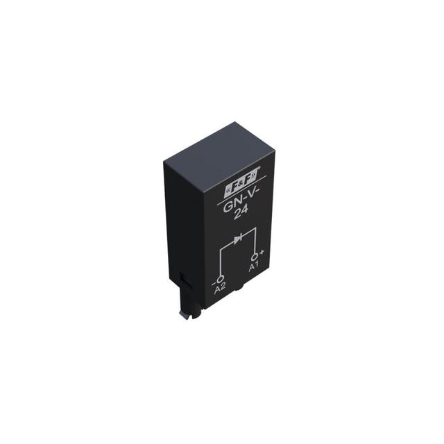 Moduł przeciwprzepięciowy do przekaźników z cewką 24V DC GN-V-24 F&F
