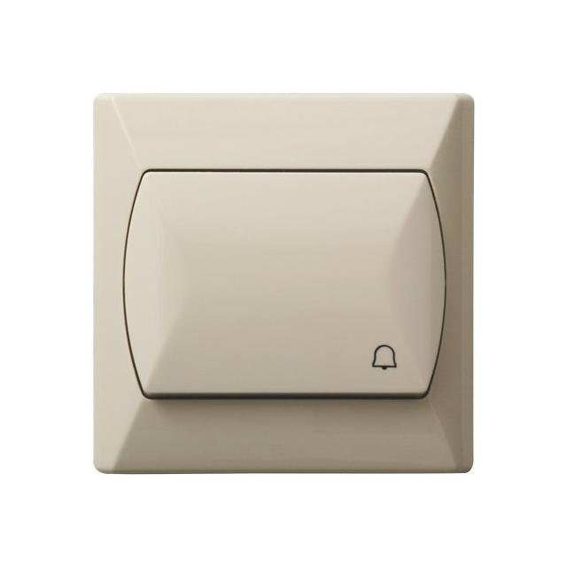 AKCENT Łącznik zwierny  dzwonek  - kolor beżowy