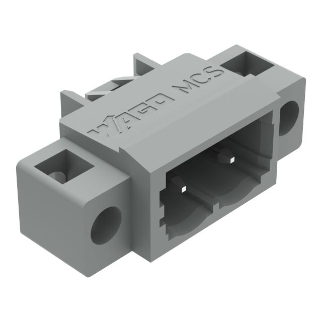 MCS-MIDI Classic wtyk 2-bieg. czarny raster 5 mm /200szt./ WAGO