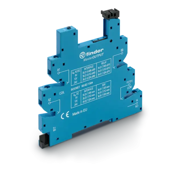 Gniazdo MasterOUTPUT do przekaźników serii 34; zaciski śrubowe, 93.62.8.230