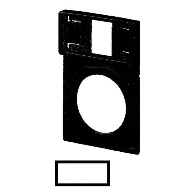 Q25TS-02 RAMKA Z TABLICZKĄ OPISOWĄ: CZYSTA ALUMINIOWA