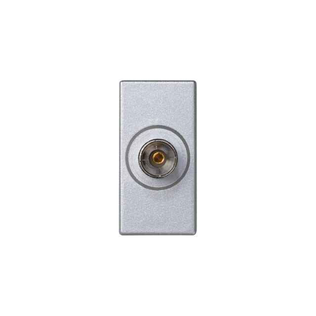 Simon Connect Płytka K45/2 gn. TV żeńskie 225x45mm+wkład aluminium