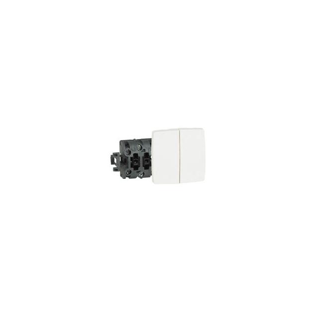 OTEO PRZYCISK JEDNOBIEGUNOWY PODWÓJNY 6A-250V~, Legrand