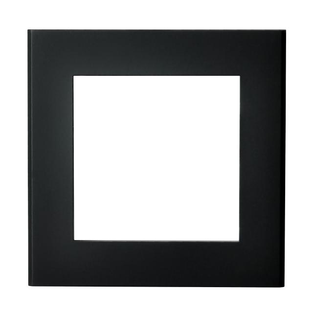 SONATA Ramka pojedyncza do gniazda brytyjskiego - kolor czarny metalik