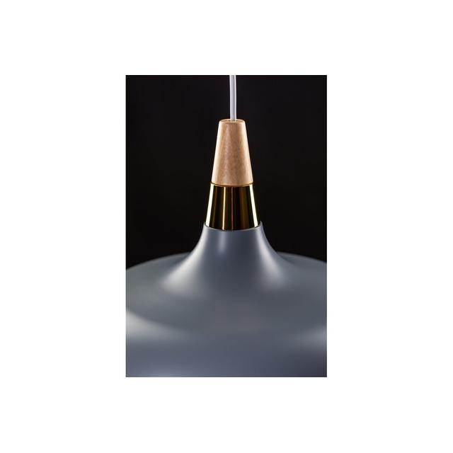 OPRAWA SUFITOWA SKANDI 1, 7368, AC220-240V, 50/60Hz, 1*E27, IP20, ŚREDNICA 35 cm, POJEDYNCZA, SZARA