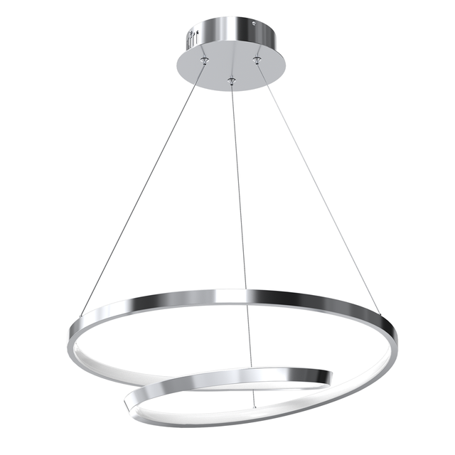 MILAGRO Lampa wisząca LUCERO CHROME 48W LED