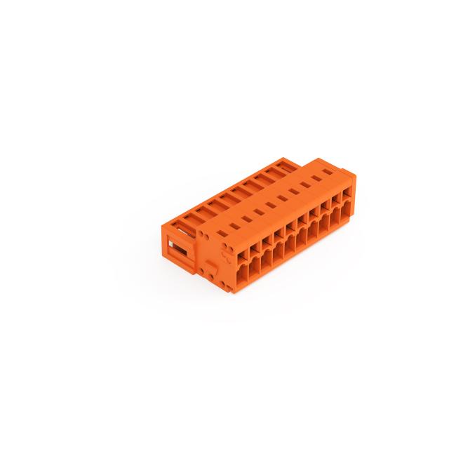 MCS-MINI Classic wtyk 10-bieg. pomarańczowy raster 3,81 mm /50szt./ WAGO