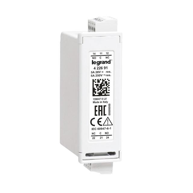 MODUŁ 2 WYJŚĆ PRZEKAŹNIK. 5A 250V AC, Legrand