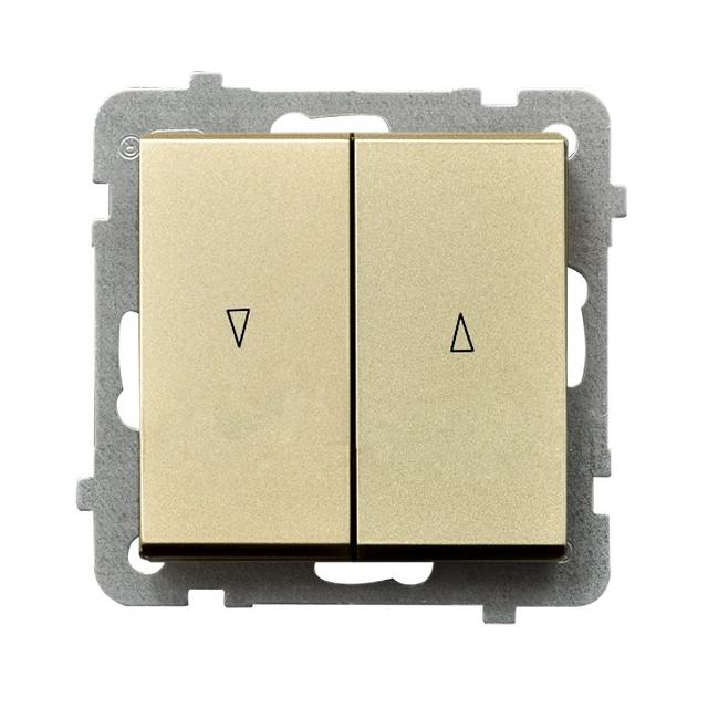 SONATA Łącznik żaluzjowy, zwierny - kolor szampański złoty