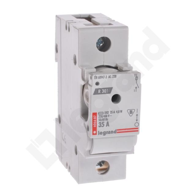 Rozłącznik Bezpiecznikowy 1P 35A D02 R301 606607 LEGRAND