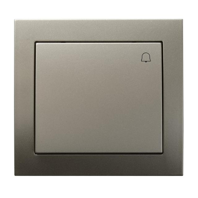 KIER Przycisk zwierny /dzwonek/ kolor satyna light ŁP-6W/45 OSPEL