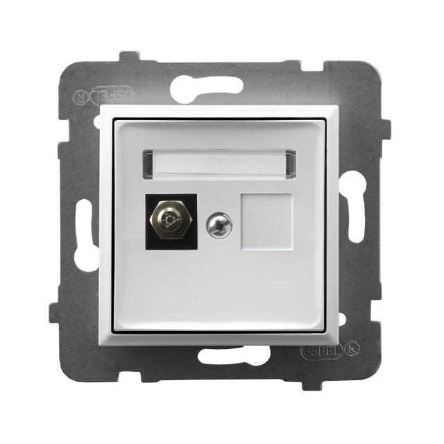 ARIA Gniazdo ekwipotencjalne pojedyncze - kolor biały