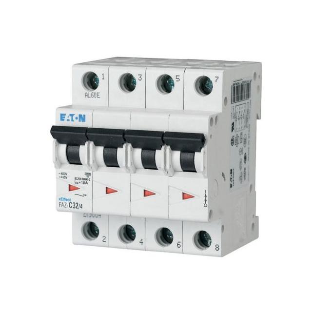 FAZ-C32/4 Wyłącznik nadprądowy 15kA C32A 4P 279064 EATON