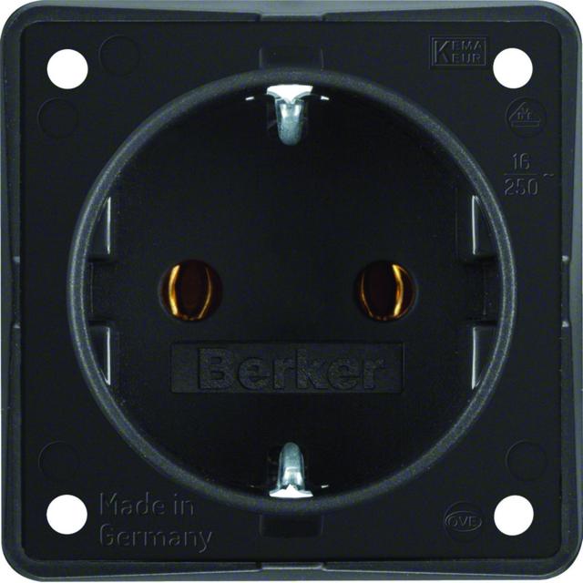 BERKER Integro Flow Gniazdo SCHUKO cz 947782503 HAGER