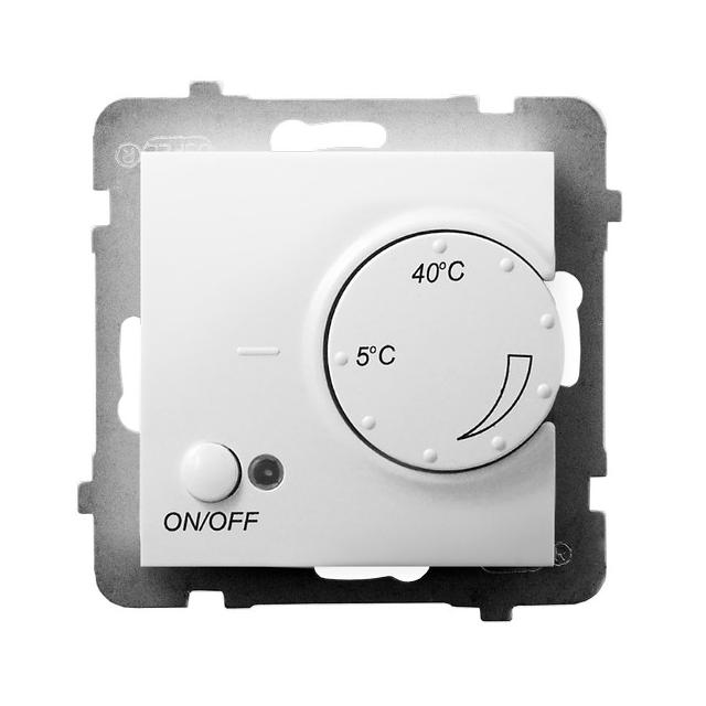 ARIA Regulator temperatury z czujnikiem napowietrznym kolor biały RTP-1UN/m/00 OSPEL