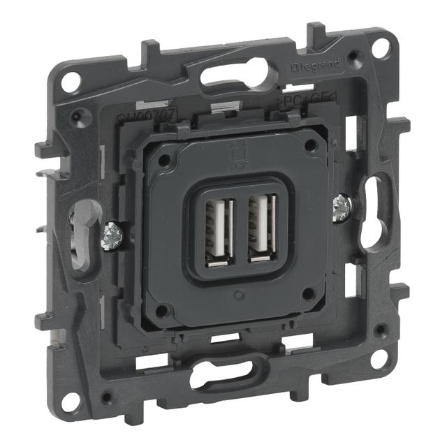 NILOE STEP - GANIZDO USB 3A TYP A+A - MECHANIZM, Legrand