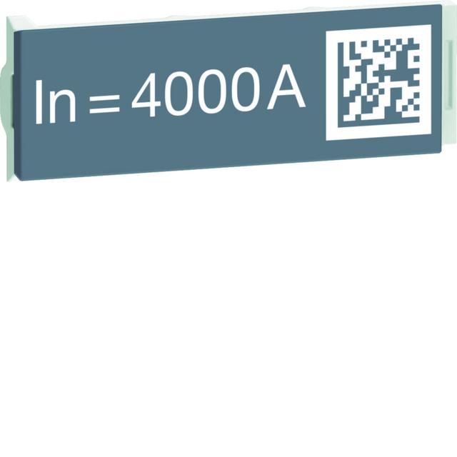 ACB HW4 Wtyczka z oznaczeniem znamionowym wyłącznika 4000A HWW473HSA HAGER
