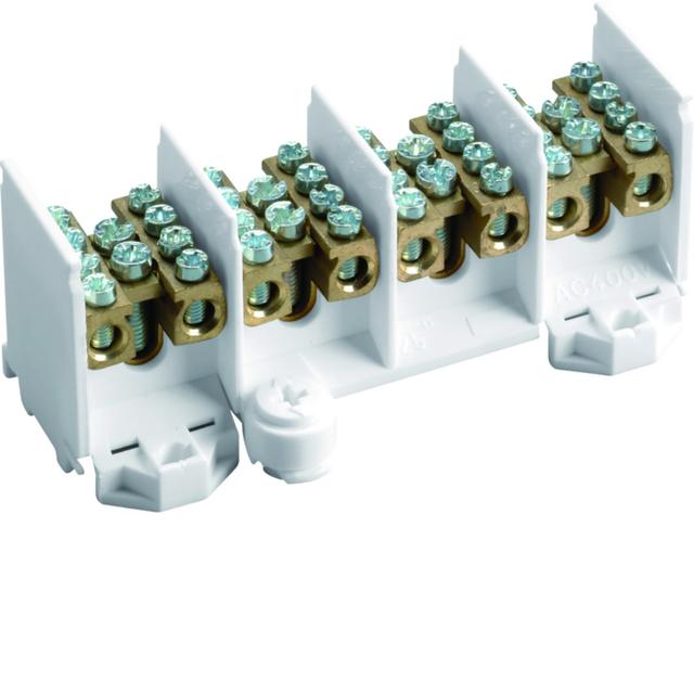 Zaciski rozgałęźne 4-polowe 25/4x16mm2 K28N HAGER