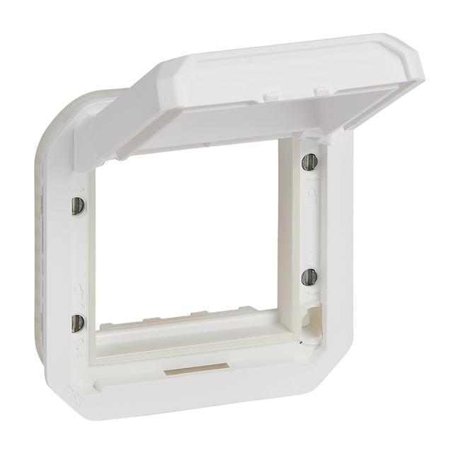 NOWE PLEXO - ADAPTER ARTEOR/MOSAIC Z PRZYCIEMNIONĄ KLAPKĄ MECHANIZM BIAŁY