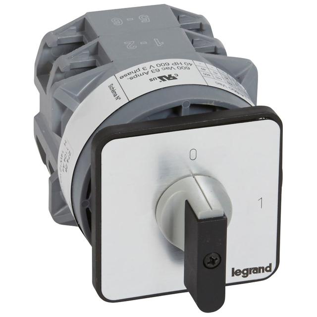 PRZEŁĄCZNIK KRZYWKOWY 0-1 PR63 63 A 4P, Legrand