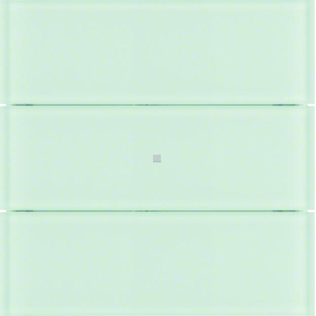 BERKER B.IQ Przycisk potrójny standard szkło białe 75163090 HAGER