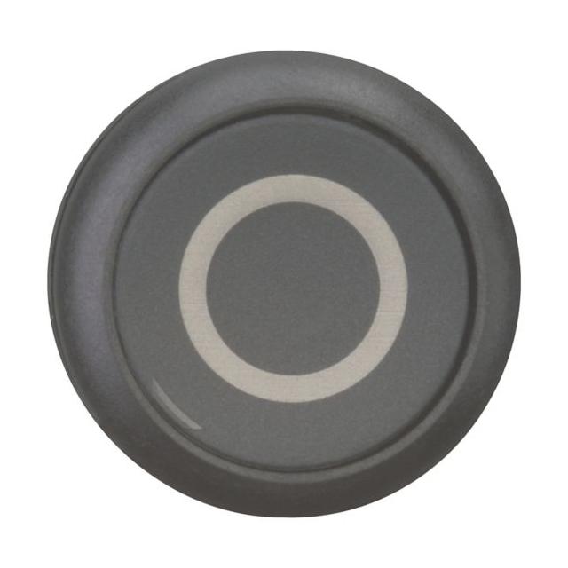 M22S-DR-S-X0 Napęd przycisku czarny /O/ bez samopowrotu płaski 216633 EATON