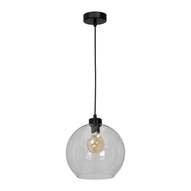 Milagro lampa wisząca Sofia Clear E27 czarna MLP6576