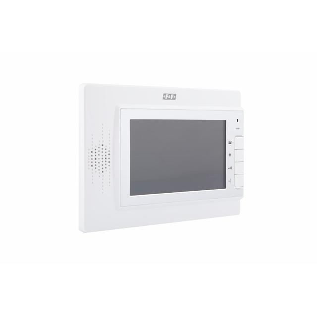 Monitor: monitor 7 kolorowy sterowanie napędem bramy biały + zasilacz 14,5V 19W MK-04W F&F
